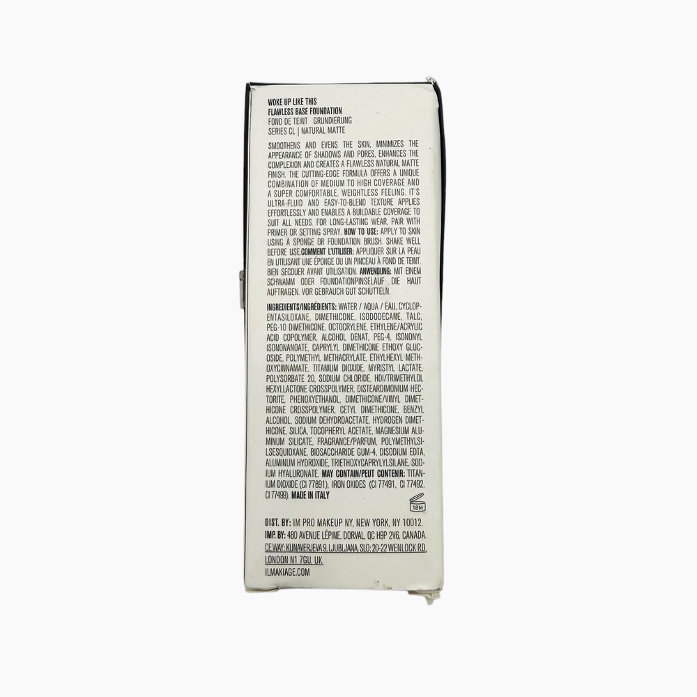 Il Makiage Woke Up Like This Flawless Base Foundation Shade CL 035 30ml New - Picture 5 of 5